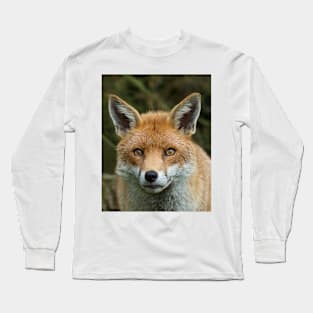 Red Fox portrait Long Sleeve T-Shirt